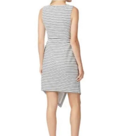 Hutch Asymmetrical Knee Length Striped Dress - Picture 9 of 9